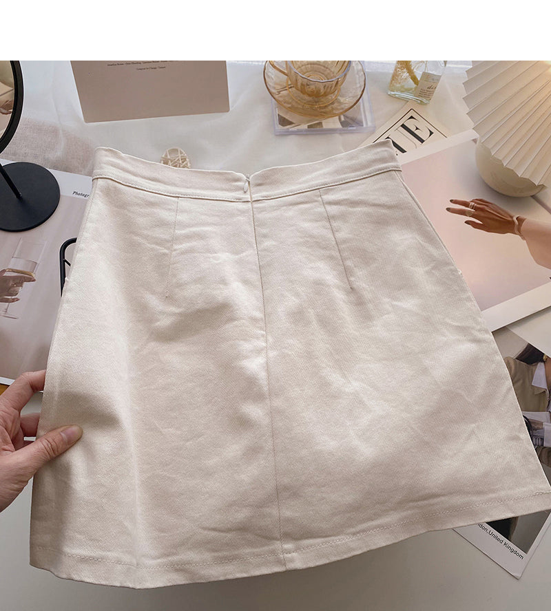 New Korean slim fashion casual casual skirt 5667