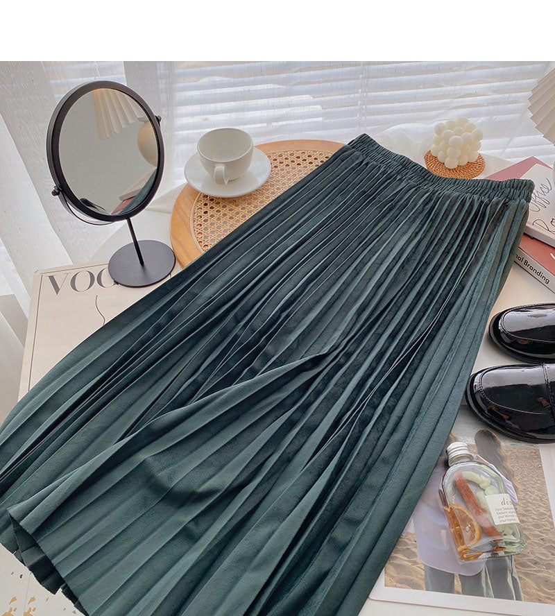 Vintage Port style high waist A-shaped skirt 5777