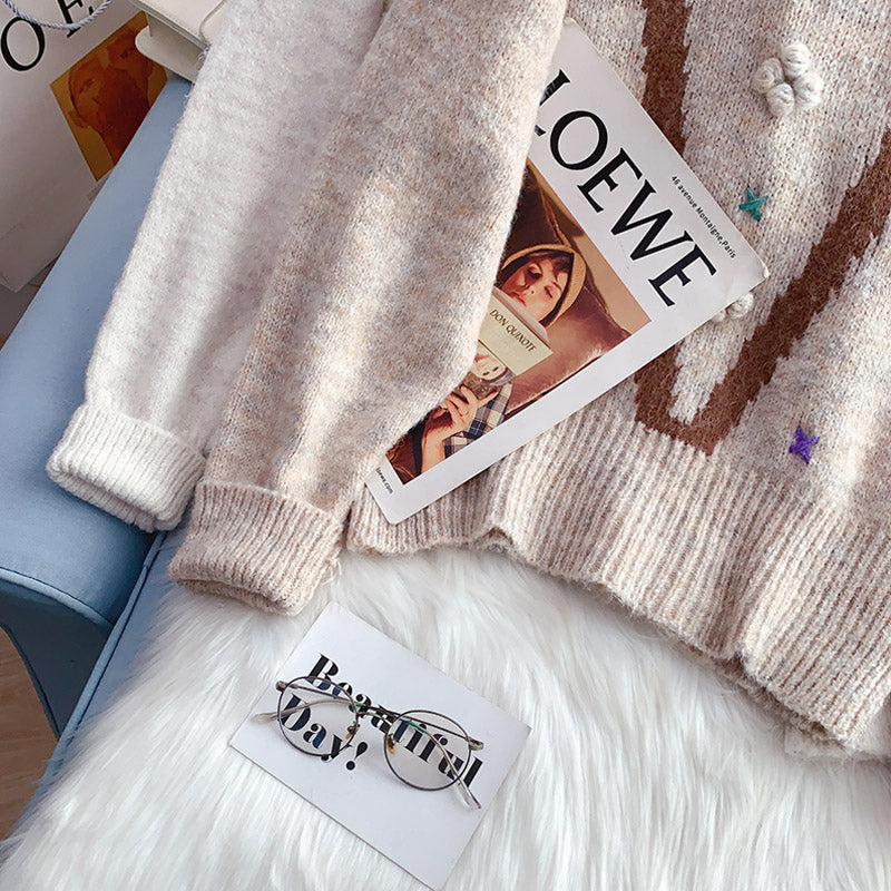 Petit pull frais et doux design Sense pull top 5140