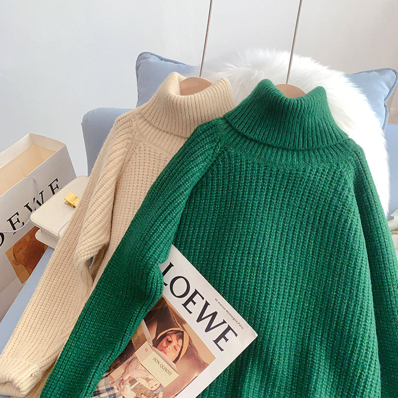 Haut de chemise en tricot épais et paresseux de style étranger 5206