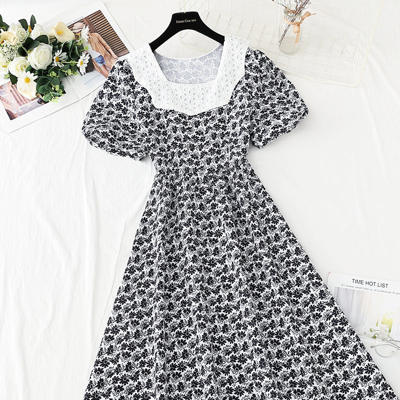 Nouvelle jupe princesse à manches bouffantes françaises de style tempérament 4256