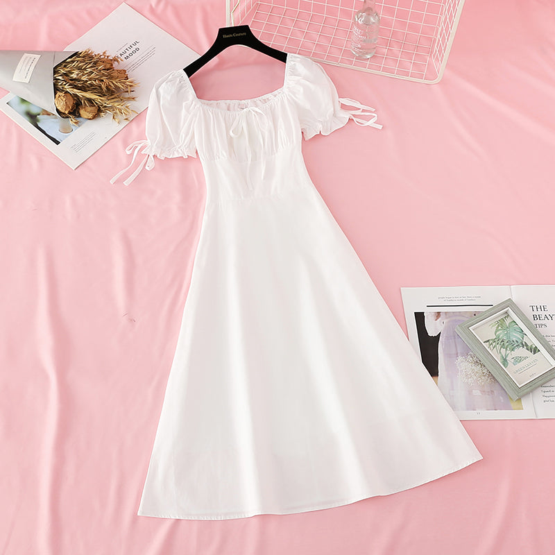 Robe légère mature à taille fine 4184