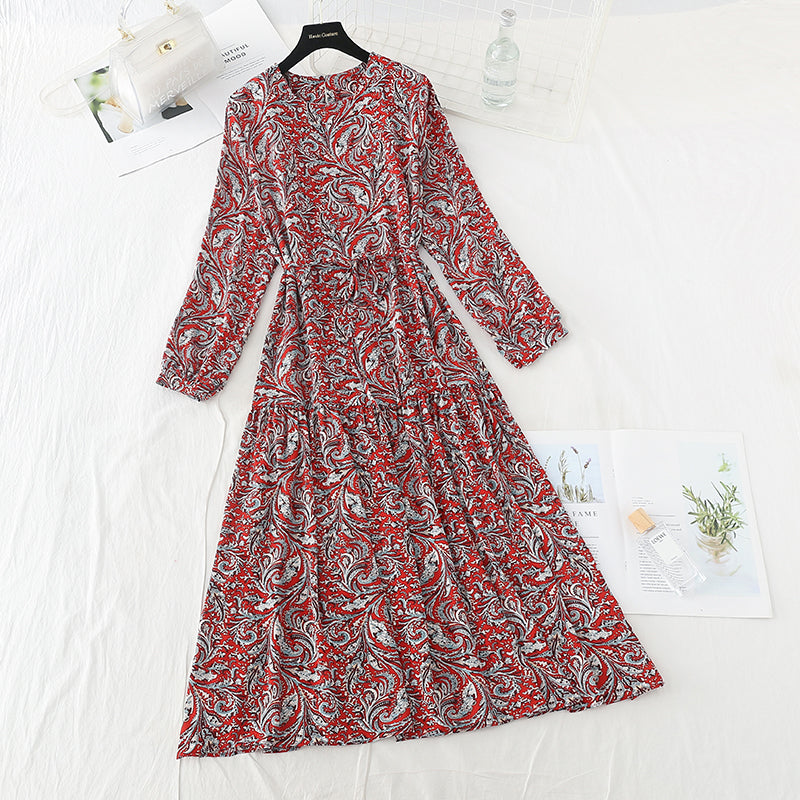 Jupe longue à lacets fins et coupe-vent avec taille haute 3888