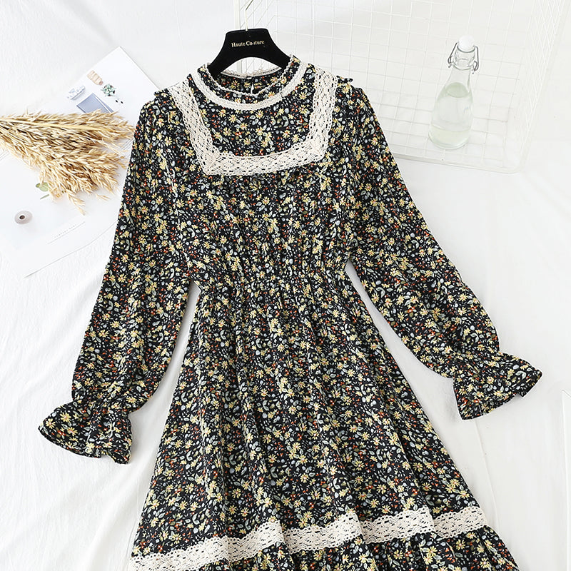 Robe fleurie polyvalente et slim 4563