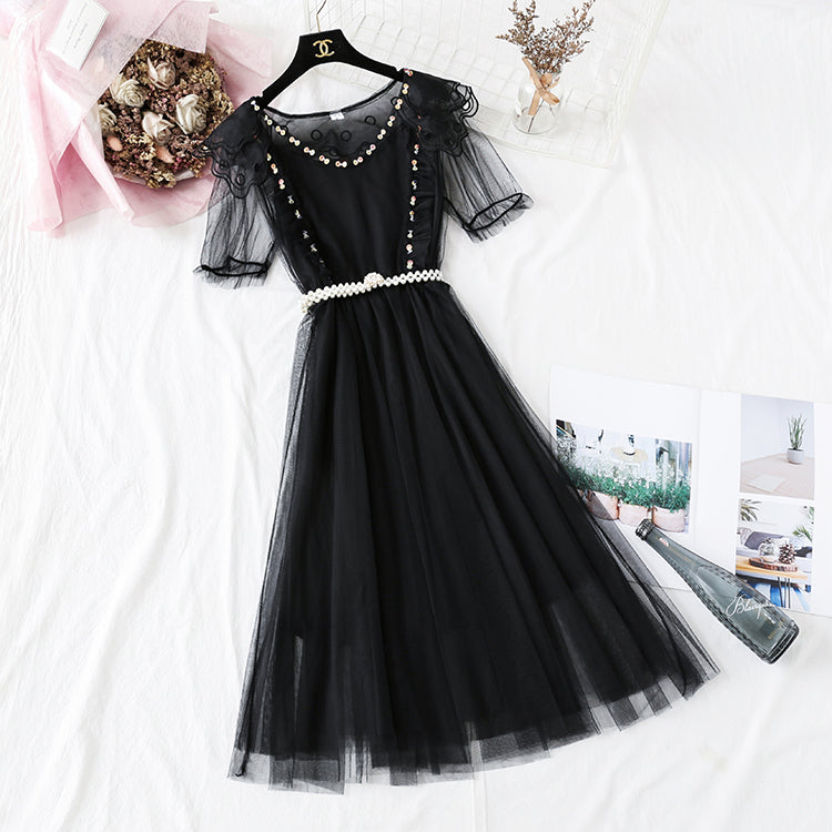 Baby collar wisdom smoked French Platycodon skirt super xiansen series 4342