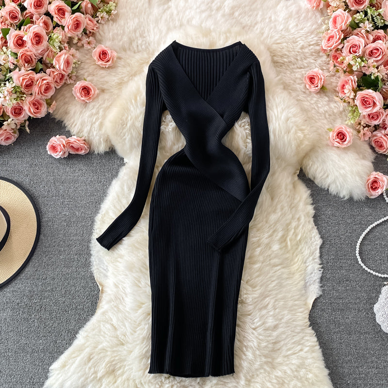 Jupe mi-longue Hepburn taille fine 3785