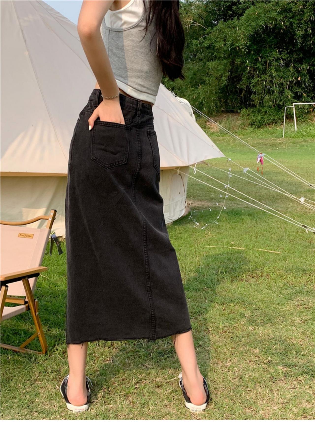 Jupe en jean, été, nouveau style, jupe slim et longueur fessier 3659