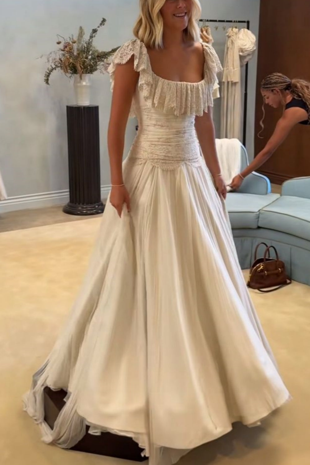 Langes Brautkleid gh6716