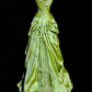Grünes, elegantes, langes Prinzessinnenkleid im Retro-Stil, Abendkleid, Ballkleid gh3444