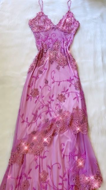 Rosa Mode Exquisite Perlen Spaghetti Strap A-Linie Spitze Bodenlangen Elegante Ballkleid Abendkleid gh3168
