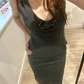 Sexy Vintage Denim Spaghetti Strap Fitted Waist Slim Bodycon Prom & Evening Party Dress gh8466