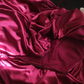 Fuchsia One‑Shoulder Satin Evening Gown, Waist Cutout Ruched High‑Slit Formal Prom Dress gh9125