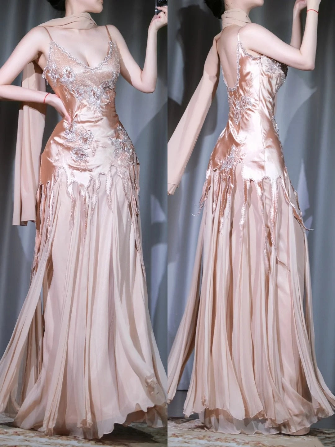 Neues modisches Retro-Abendkleid, romantisches Kleid, Date-Kleid gh6509