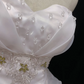 Blush Pink Strapless Romantic Gown with Embroidery, Cinched Waist and Fluffy Cute Skirt, Wedding Dress & Bridal Gown gh8144
