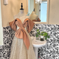 Ivory Strapless Waist-Cinched Full Flared Long Gentle Elegant Romantic Dress, Wedding Gown gh7669