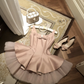 Pink Sweet Cute Elegant Short Tulle Satin Bow Decoration Homecoming Dress Evening Dress Birthday Party Dress Prom Dress Prom Dress gh4077