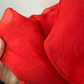 Rot Glänzend Elegante Mode Spaghetti Strap Lange Chiffon Rüschen Ballkleid Abendkleid Party Kleid Abendkleid gh3795