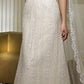 girlhomeshops--White Square Neck Classic Romantic Lace Elegant Long Wedding Dress gh5666