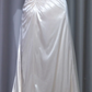 ✨Girlhomeshops-One Shoulder Satin Prom Dress, Champagne White Keyhole Cutout Rhinestone Long Evening Gown gh9949