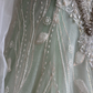 Light Green Square Neck Waist-Cinched Bodycon Mermaid Skirt Prom Gown, Evening Gown & Bridal Wedding Gown gh7359
