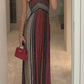 girlhomeshops--Green Sparkling Holiday-Style Halter Dress gh5589