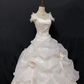 Blush Pink Vintage Long Romantic Gown, Cinched Waist, Voluminous Princess Skirt, Wedding Dress & Bridal Gown gh8233