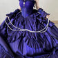 Hellblau/Lila/Dunkelblau Geheimnisvolle Vintage-Mode Elegante Lange Satin Bodenlangen Ballkleid Abendkleid Partykleid gh4250