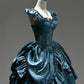 Robe de soirée longue en satin bleu, élégante et exquise, longueur au sol, robe de mariée gh4134