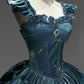 Robe de soirée longue en satin bleu, élégante et exquise, longueur au sol, robe de mariée gh4134