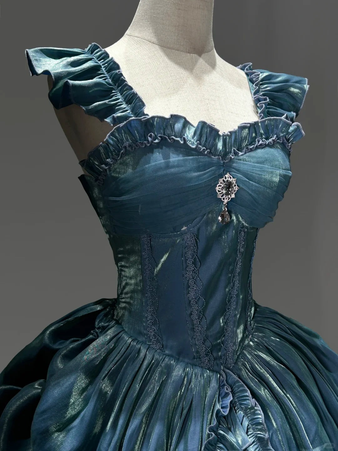 Robe de soirée longue en satin bleu, élégante et exquise, longueur au sol, robe de mariée gh4134