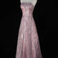 Glitzer Gold Bling Bling Langes Perlenbesetztes Ballkleid Abendkleid Abschlusskleid Abendkleid für Erwachsene gh4540