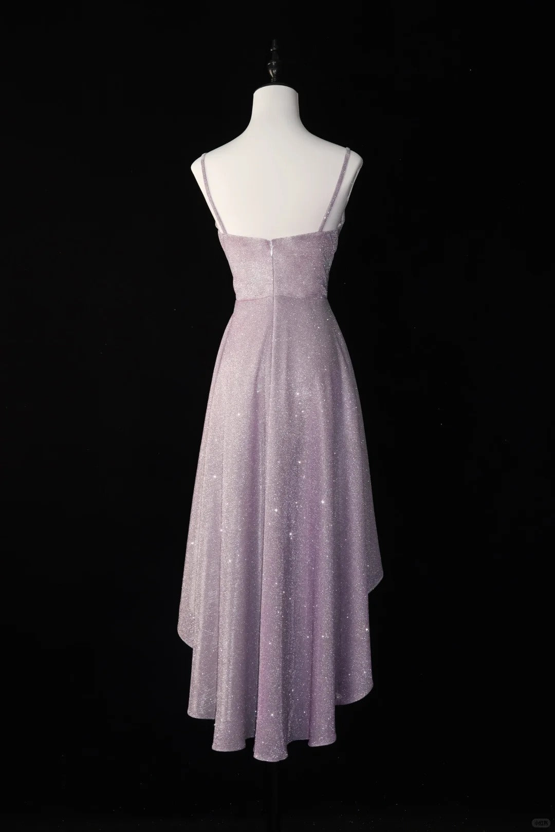 Rosa glänzendes Homecoming-Kleid, vorne kurz und hinten lang, Satin-Schwungkragen, elegantes Abendkleid für die Zeremonie zum Erwachsenwerden, für jeden Tag, Verabredungen, Ballkleid, Abendkleid, Partykleid, gh4538