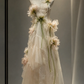 ✨Girlhomeshops-Chinese Style 3D Organza Flower Lace Wedding Evening Gown gh10351