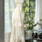 ✨Girlhomeshops-Robe de soirée longue en mousseline de soie, exquise et magnifique, avec perles vertes, gh4987