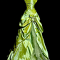 Grünes, elegantes, langes Prinzessinnenkleid im Retro-Stil, Abendkleid, Ballkleid gh3444