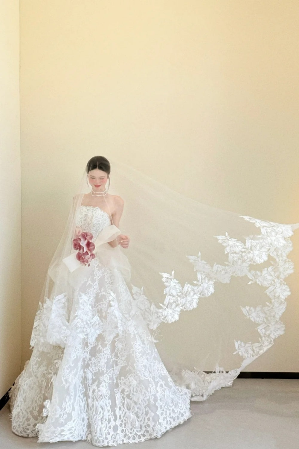 girlhomeshops- Exquisite Lace Long Wedding Dress gh5964