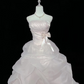 Light Pink Strapless Cinched Waist Voluminous Princess Skirt Long Romantic Dress, Wedding Gown gh7952