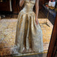 Vergoldetes, elegantes, modisches Vintage-Kleid mit langem Satin-Ballkleid, Abendkleid für Hochzeitsgäste, Partykleid, Brautjungfernkleid, Abschlussballkleid, gh3993