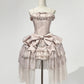 Girlhomeshops-Pink Sweet Formal Princess Satin Short Homecoming Dress Birthday Party Dress gh5348