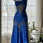 Elfenbeinfarbenes Vintage-Kleid, elegant, glänzend, exquisite Strass-Perlen, langes Chiffon-Ballkleid, Abendkleid, Geburtstagspartykleid, Abschlussballkleid, Abschlusskleid, gh3945