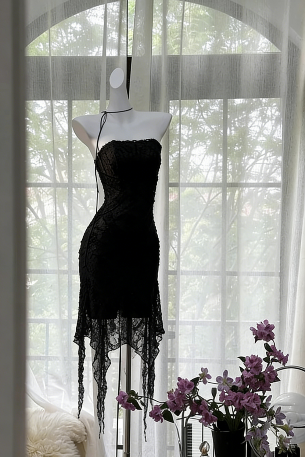Lila, wunderschön, exquisite Perlenspitze, langes Chiffon-Heimkehrkleid, Ballkleid, Abendkleid, Hochzeitspartykleid, Abschlussballkleid, Datumskleid, gh3988