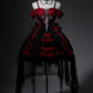 Girlhomeshops-Black red beaded tulle lace short homecoming dress birthday dress gh5347