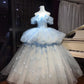 Mehrlagiges Prinzessinnenkleid, langes formelles Tüll-Ballkleid gh6720