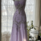 Elfenbeinfarbenes Vintage-Kleid, elegant, glänzend, exquisite Strass-Perlen, langes Chiffon-Ballkleid, Abendkleid, Geburtstagspartykleid, Abschlussballkleid, Abschlusskleid, gh3945