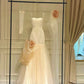 Girlhomeshops-Beautiful mermaid wedding dress floral long elegant tulle wedding dress prom dress gh5437