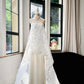 Girlhomeshops – Weißes, exquisites, langes, elegantes Feen-Hochzeitsballkleid gh5446