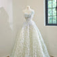 Girlhomeshops - Speziell angepasstes, feenhaftes, elegantes, langes Ballkleid aus Tüll in der Farbe Monet Garden gh5061
