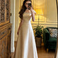 Rosa, perlenbesetztes, langes Satin-Geburtstagskleid im Vintage-Stil, Partykleid, kurzärmeliges Ballkleid, Abendkleid gh7080