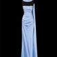 Girlhomeshops-Blue exquisite beading fashion long satin prom dress evening dress party dress gh5379