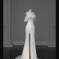 ✨Girlhomeshops-White Sparkling Elegant Mermaid Long Tulle Slimming Prom dress Evening Dress Party Dress gh4991